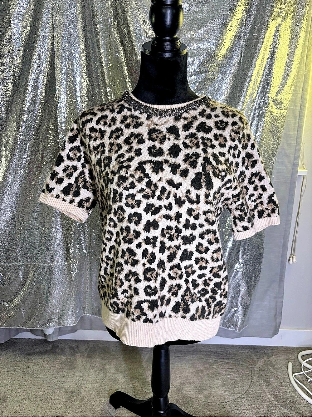 Cheetah Knit Sweater 🤍